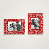 "Lunar Doodles" - Lunar New Year Cards in Jade by Abbigail Lim - Photo Orientation Options
