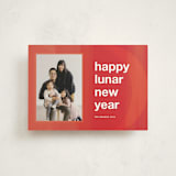 "abstract crescent" - Lunar New Year Cards in Rogue by Jennifer Lew - Front