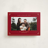 "Happy Lunar New Year" - Lunar New Year Cards in Cranberry by Pixel and Hank - Front