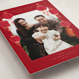 "Lanterns" - Lunar New Year Cards in Pomegranate by Jennifer Lew - Detail