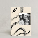 "ink snake" - Lunar New Year Cards in Tea by Vivian Yiwing - Front
