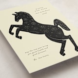 "New Year Horse" - Lunar New Year Cards in Ink by Ani Somi - Detail