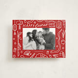 "Lunar Doodles" - Lunar New Year Cards in Jade by Abbigail Lim - Front