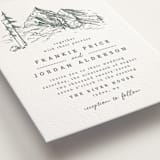 "fresh air" - Letterpress Wedding Invitations in Stone by Anastasia Makarova - Detail