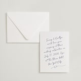 "Ink scribble" - Letterpress Wedding Invitations in Aegean by Adelyn T. - Invitation with Envelope