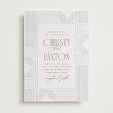 "Framed Elegance" - Letterpress Wedding Invitations in Framed Elegance by Creo Study - Front