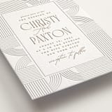 "Framed Elegance" - Letterpress Wedding Invitations in Framed Elegance by Creo Study - Detail