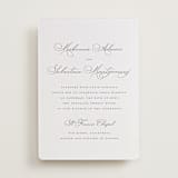"Love Letters" - Letterpress Wedding Invitations in Love Letters by Wildfield Paper Co - Front
