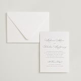 "Love Letters" - Letterpress Wedding Invitations in Love Letters by Wildfield Paper Co - Invitation with Envelope
