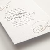 "sway" - Letterpress Wedding Invitations in Sway by Laura Hankins - Detail