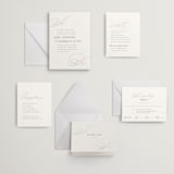 "sway" - Letterpress Wedding Invitations in Sway by Laura Hankins - Invitation Suite