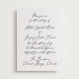 "Ever classic" - Letterpress Wedding Invitations in Ever Classic by Design Lotus - Front