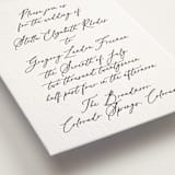 "Ever classic" - Letterpress Wedding Invitations in Ever Classic by Design Lotus - Detail