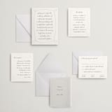 "Artist Hand" - Letterpress Wedding Invitations in Artist Hand by Heather Schertzer - Invitation Suite