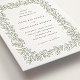 "Lovely Leaves" - Letterpress Wedding Invitations in Lovely Leaves by Jessie Steury - Detail