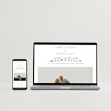 "Mountain Serenity" - Letterpress Wedding Invitations in Graphite by Lucrecia Caporale - Free Wedding Website