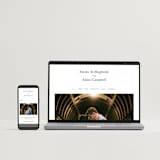 "Tallest" - Letterpress Wedding Invitations in Soft Black by Pixel and Hank - Free Wedding Website