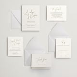 "angeline" - Letterpress Wedding Invitations in Moss by chocomocacino - Invitation Suite