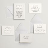 "palazzo" - Letterpress Wedding Invitations in Soft Black by Benita Crandall - Invitation Suite