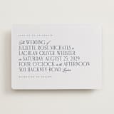 "London" - Letterpress Wedding Invitations in Aegean by Hudson meet Rose - Front