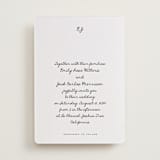 "Lover's Lantern" - Letterpress Wedding Invitations in Soft Black by Blustery August - Front