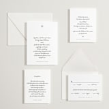 "Lover's Lantern" - Letterpress Wedding Invitations in Soft Black by Blustery August - Invitation Suite