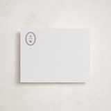 "Cosmopolitan" - Personalized Stationery Cards in Ash by Meagan Christensen - Front