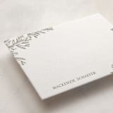 "Beauty of Nature" - Personalized Stationery Cards in Moss by Oscar and Emma - Karly Depew - Detail
