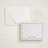 "Fun." - Personalized Stationery Cards in Soft Black by Jackie Crawford - Assembled