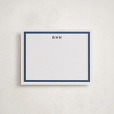 "Tailor" - Personalized Stationery Cards in Aegean by Megan Davis - Front