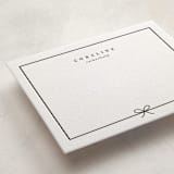 "CARINA" - Personalized Stationery Cards in Midnight by chocomocacino - Detail