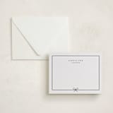 "CARINA" - Personalized Stationery Cards in Midnight by chocomocacino - Assembled