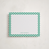 "Swiss" - Personalized Stationery Cards in Shamrock by Julie Murray - Front