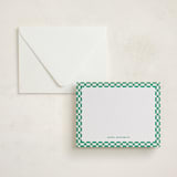 "Swiss" - Personalized Stationery Cards in Shamrock by Julie Murray - Assembled