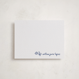 "little wildflower" - Personalized Stationery Cards in Lapis by Kelly Watkins - Front