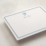 "Cheseapeake" - Personalized Stationery Cards in Sky Blue by Megan Davis - Detail