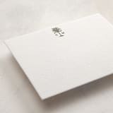 "Tropical" - Personalized Stationery Cards in Moss by Bethan - Detail