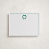 "Bristol" - Personalized Stationery Cards in Cucumber by Amy Kross - Front
