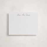 "garden" - Personalized Stationery Cards in Dove Grey by Ellen Schlegelmilch - Front