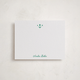 "Malibu" - Personalized Stationery Cards in Shamrock by Ani Somi - Front