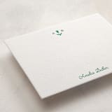 "Malibu" - Personalized Stationery Cards in Shamrock by Ani Somi - Detail