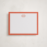 "lombardia" - Personalized Stationery Cards in Poppy by chocomocacino - Front