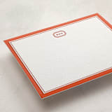 "lombardia" - Personalized Stationery Cards in Poppy by chocomocacino - Detail