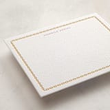"Link" - Personalized Stationery Cards in Saffron by Pati Cascino - Detail