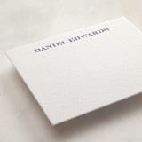 "Classical" - Personalized Stationery Cards in Lapis by Angela Garrick - Detail
