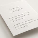 "Essence" - Letterpress Reception Cards in Ash by Jennifer Postorino - Detail