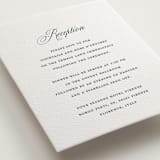 "Empire" - Letterpress Reception Cards in Aegean by Jennifer Postorino - Detail