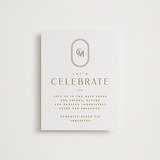"Gianna" - Letterpress Reception Cards in Gianna by Kristie Kern - Front
