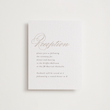 "sway" - Letterpress Reception Cards in Sway by Laura Hankins - Front