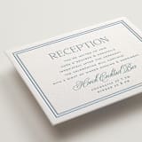 "ricciarelli" - Letterpress Reception Cards in Denim by chocomocacino - Detail